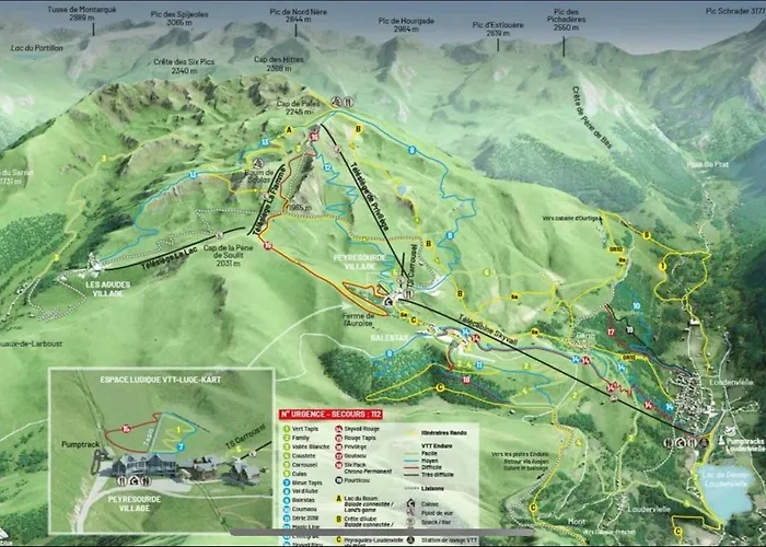 아파트 Peyragudes Pied Des Pistes 4/5 Pers Les Agudes